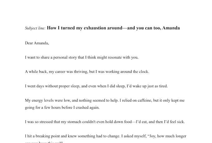 write professional email copywriting for your email marketing